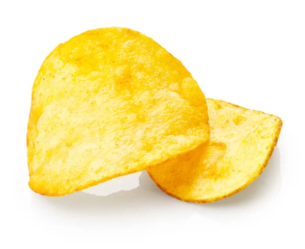 Chrupiące chipsy ziemniaczane — Zdjęcie stockowe