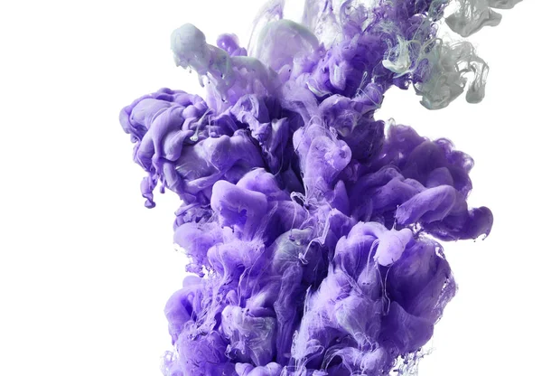Salpicadura de pintura púrpura — Foto de Stock