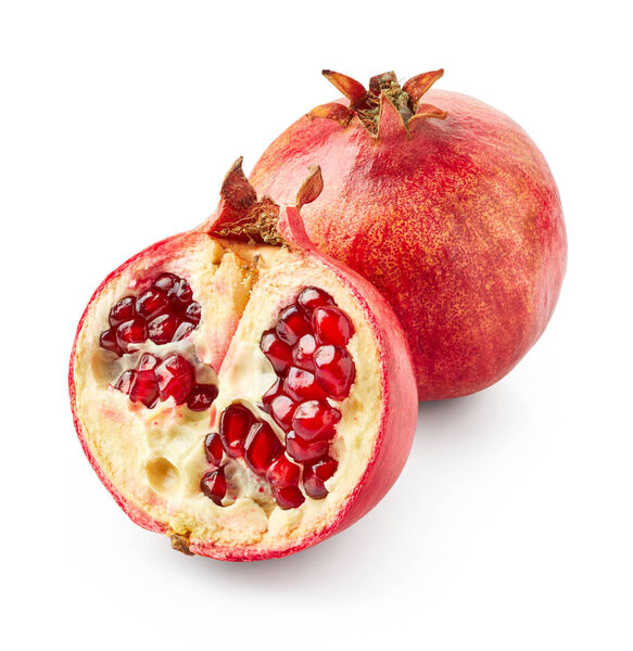 Red pomegranate fruits