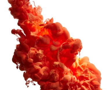 Splash kırmızı boya 