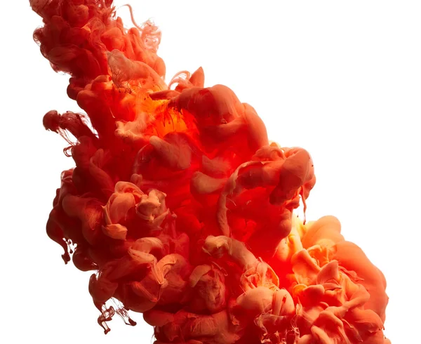 A vörös festék Splash — Stock Fotó