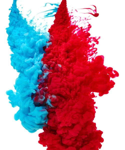 Splash van kleurrijke verf — Stockfoto
