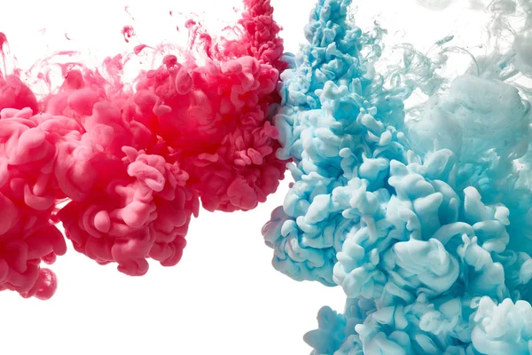 Color drops in water — Stock Photo, Image