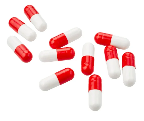 Uppsättning av färgglada piller — Stockfoto