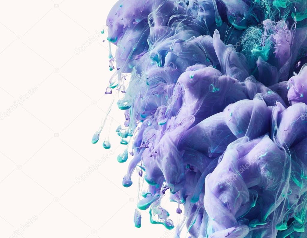 Splash of colour paint