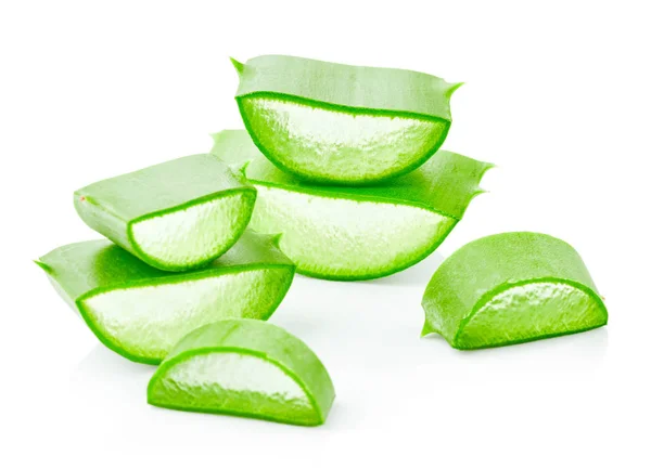 Fette fresche di aloe vera — Foto Stock