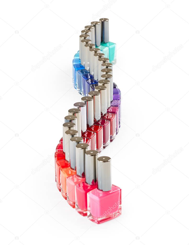 Set of nail polish 