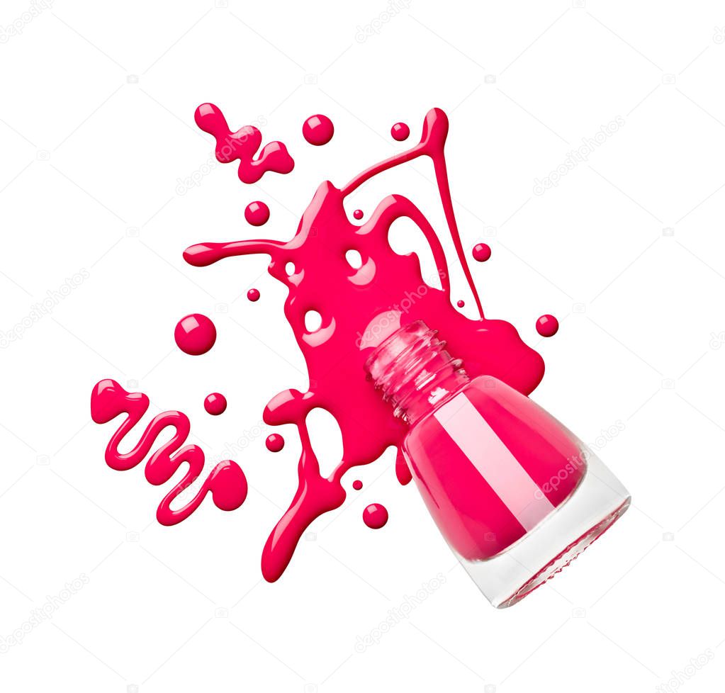 Pink Nail polish