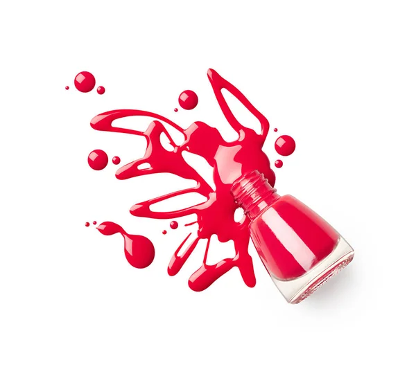 Red nail polish — Stock Photo, Image