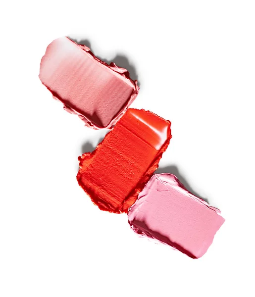 Set of smudged lipsticks — Stock Photo, Image