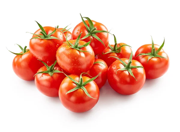 Tomates com gotas de água — Fotografia de Stock