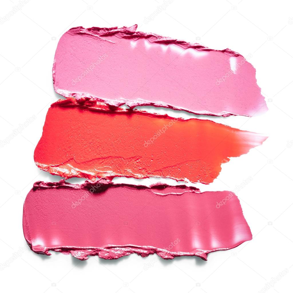 Color Lipstick strokes
