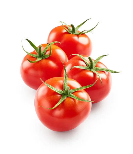 Tomater på vit bakgrund — Stockfoto