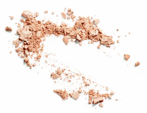 Face powder on white — Stock Photo, Image