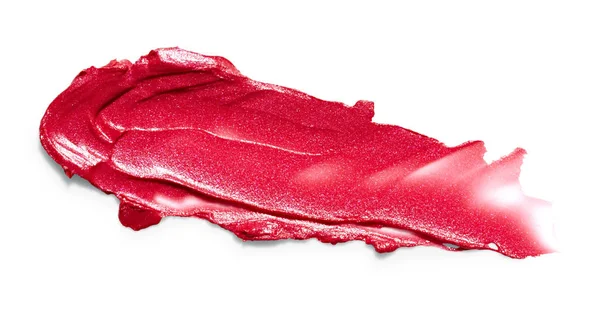 Lipstick smear on white background — Stock Photo, Image