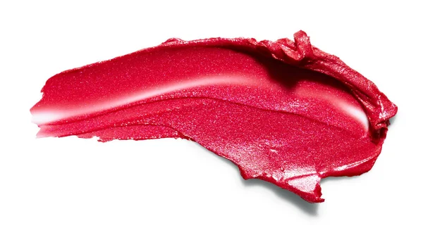 Rozmaz zaplamiony czerwona szminka — Zdjęcie stockowe