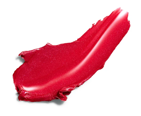 Kenet maszatos piros rúzs — Stock Fotó