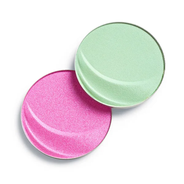 Pink and green eye shadows — Stock Photo, Image