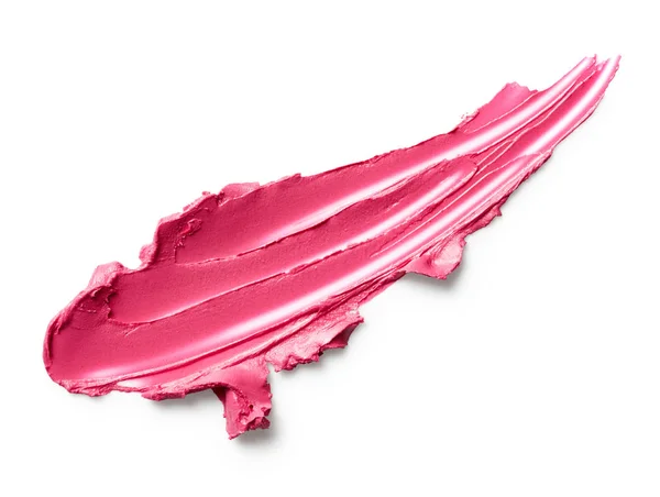 Vlekkerig roze lippenstift — Stockfoto