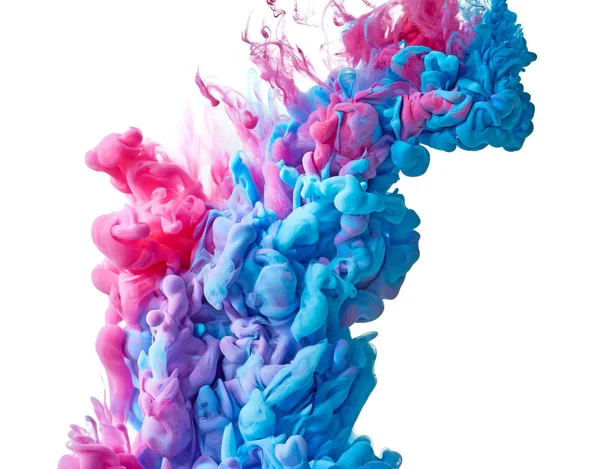 Acryl kleuren in water — Stockfoto