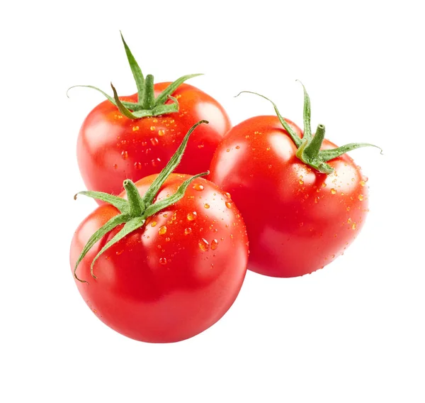 Tomatoes with drops of water Royalty Free Stock Photos