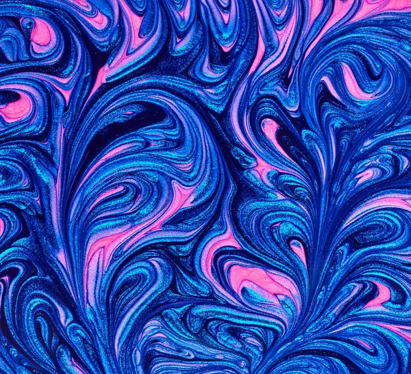 Textura verniz unha azul — Fotografia de Stock