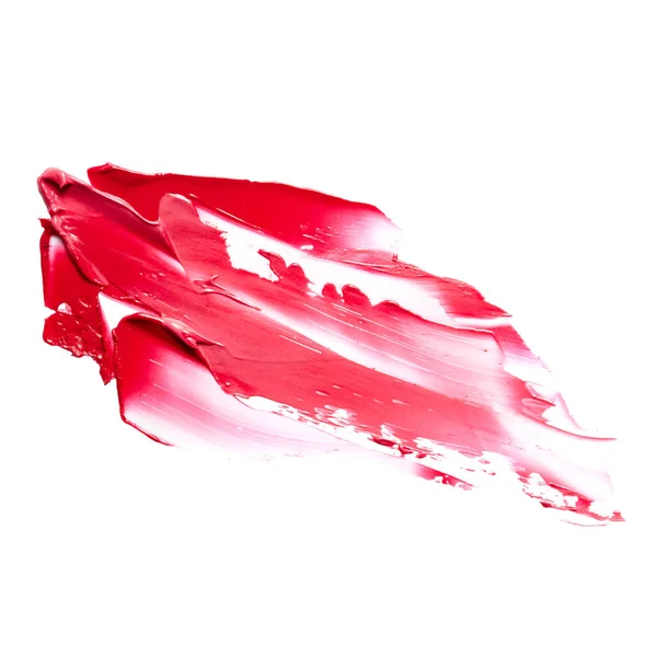 Maszatos piros rúzs — Stock Fotó