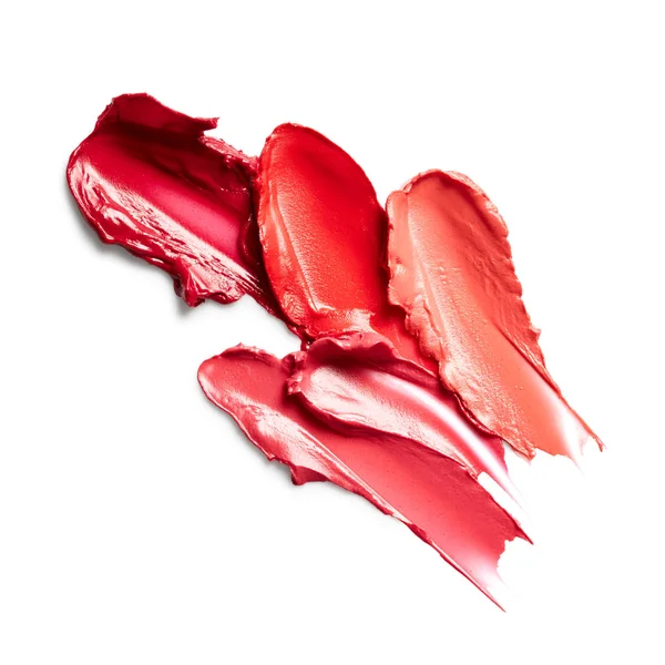 Smudged red lipsticks — Stock Photo, Image