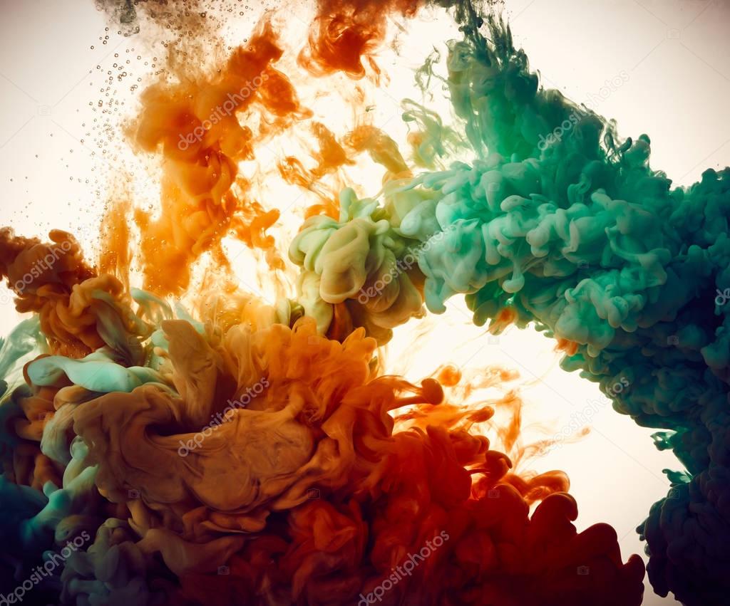 Colorful Ink in water  