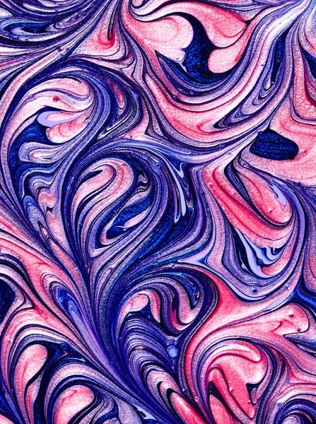 Blauwe en roze nagellak textuur — Stockfoto