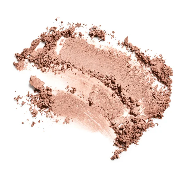 Face powder on white background — Stock Photo, Image