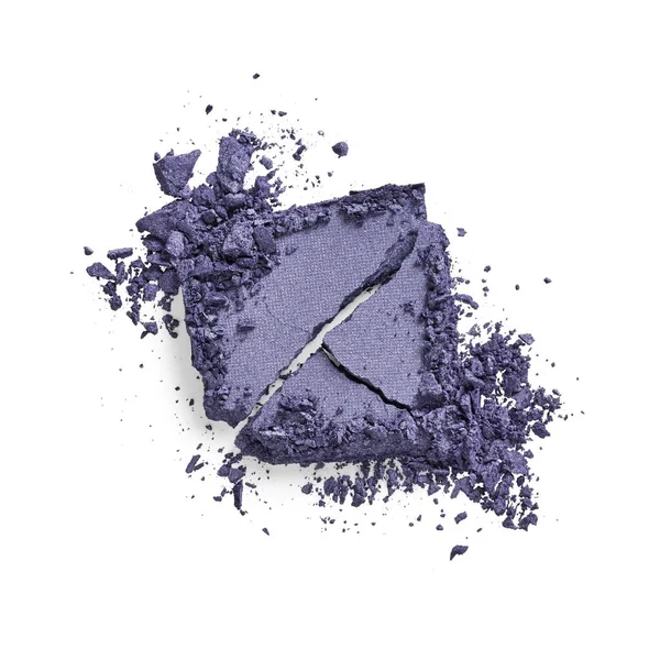 Purple broken eye shadow — Stock Photo, Image