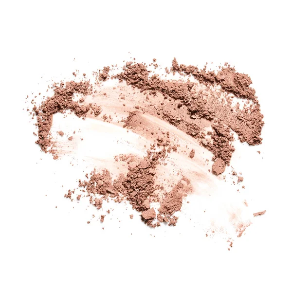 Nude crushed face powder — Stock Photo, Image