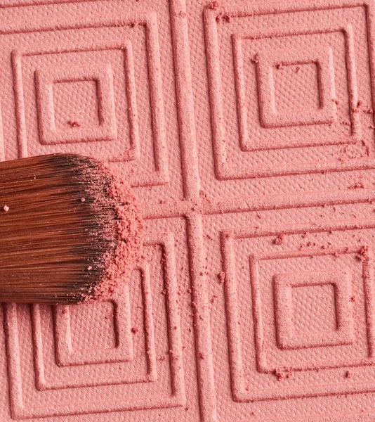 Текстура розового румяна — стоковое фото