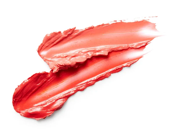 Lipstick strokes on white background — Stock Photo, Image