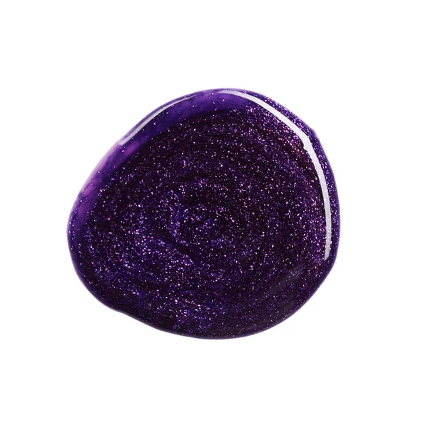 Blot of purple nail polish — Stock Photo, Image