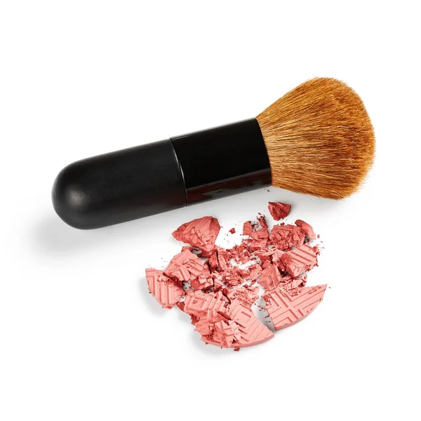 Blush and makeup brush — Stock Photo, Image