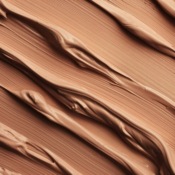Abstract Beige Liquid Foundation Texture — Stock Photo, Image