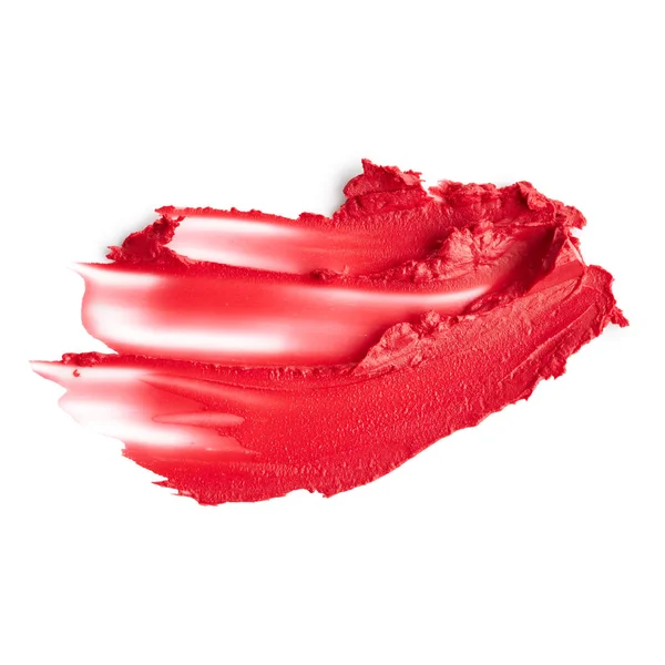 Rossetto rosso sbavato — Foto Stock