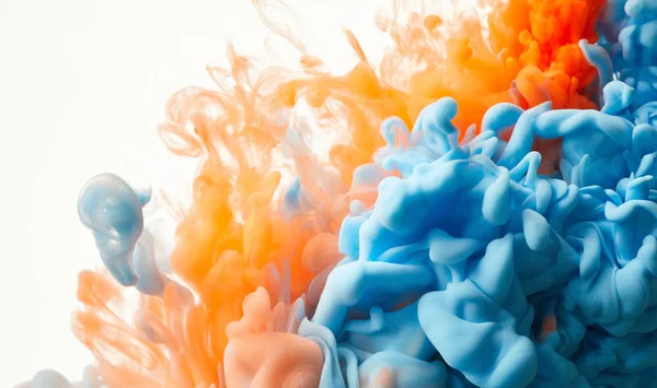 Color drop in water — Stock Photo, Image