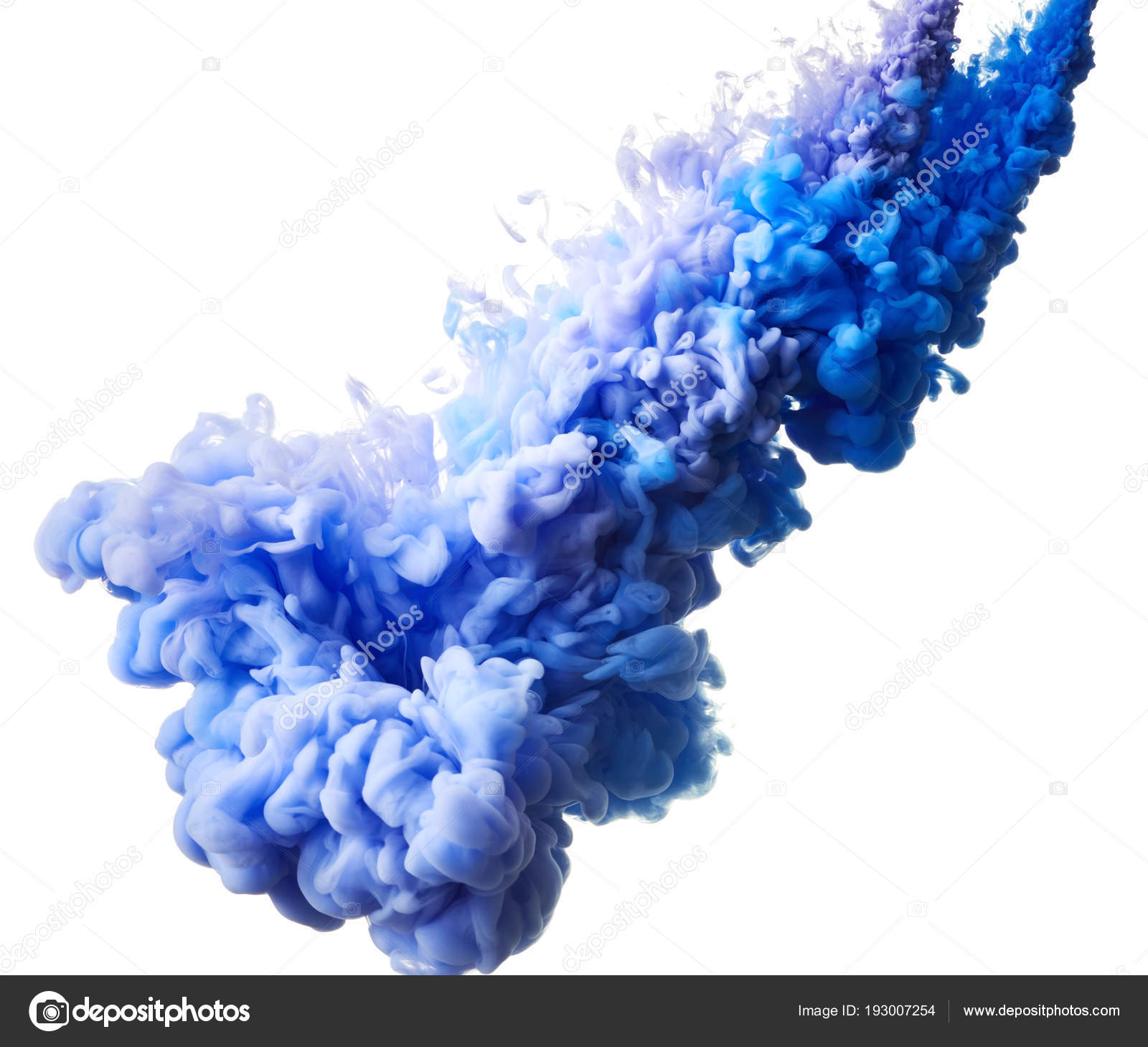 Ink Drop Water Isolated White Background Stock Photo by ©Nik_Merkulov  193007254