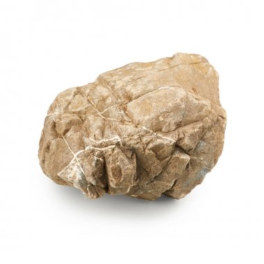 Rock op witte achtergrond