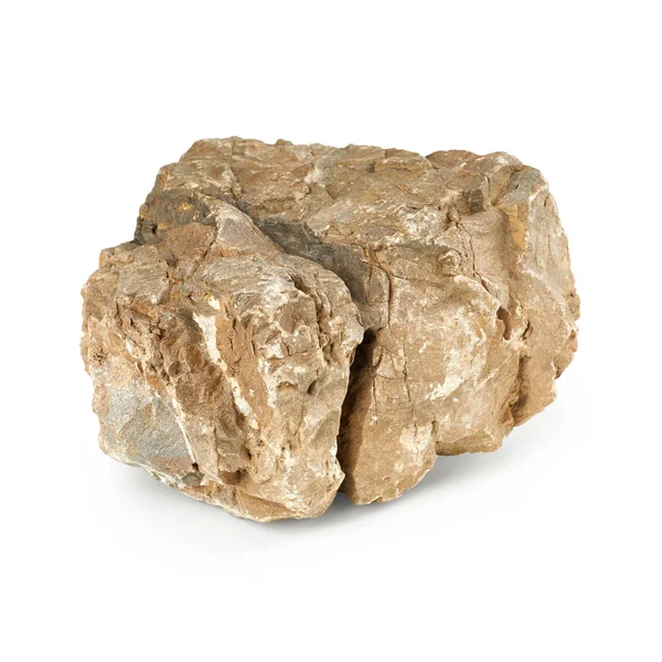 Big rock on white background — Stock Photo, Image