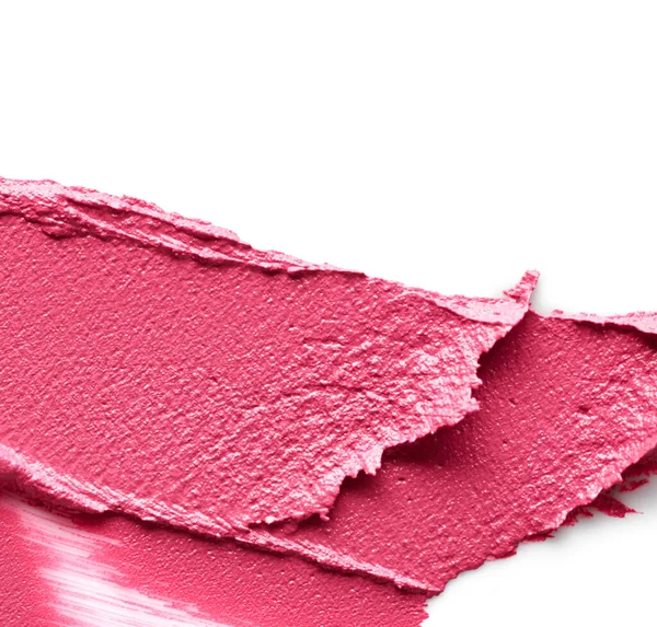 Roze Lippenstift Geïsoleerd Witte Achtergrond — Stockfoto