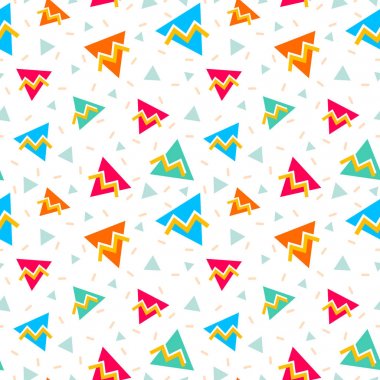 vektör Dikişsiz retro desen