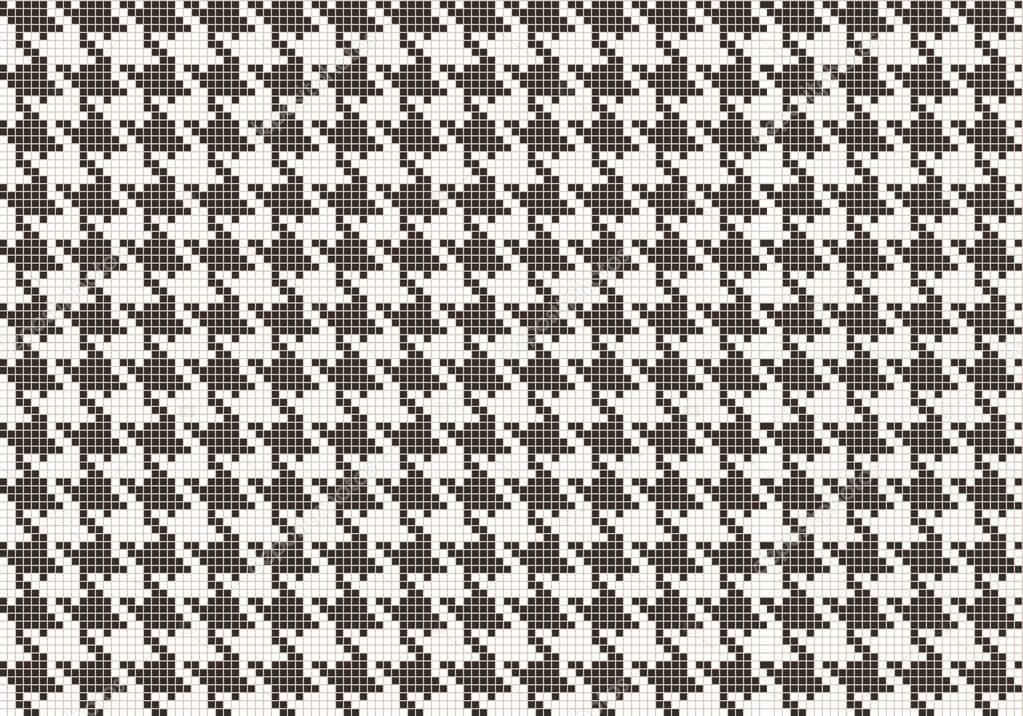 Crows foot pattern from pixels.