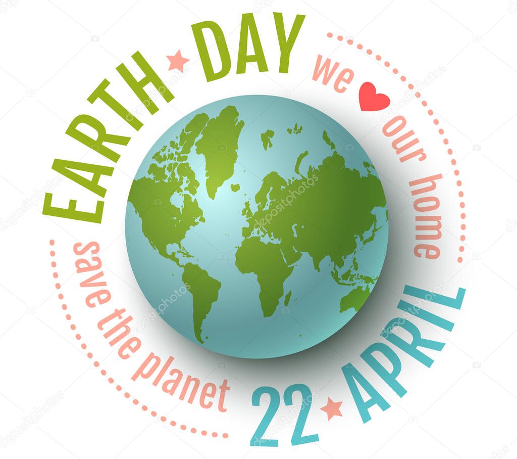Earth day 22 april.