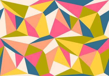 Vintage geometrik desen