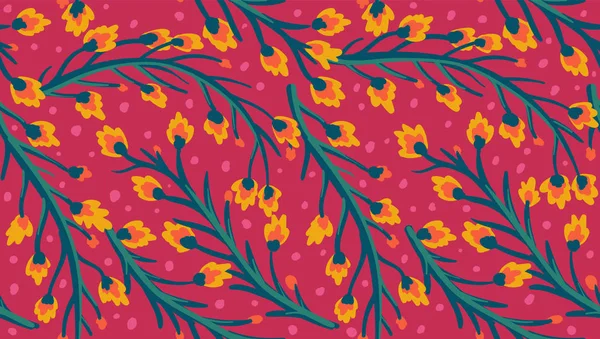 Vintage floral pattern. — Stock Vector