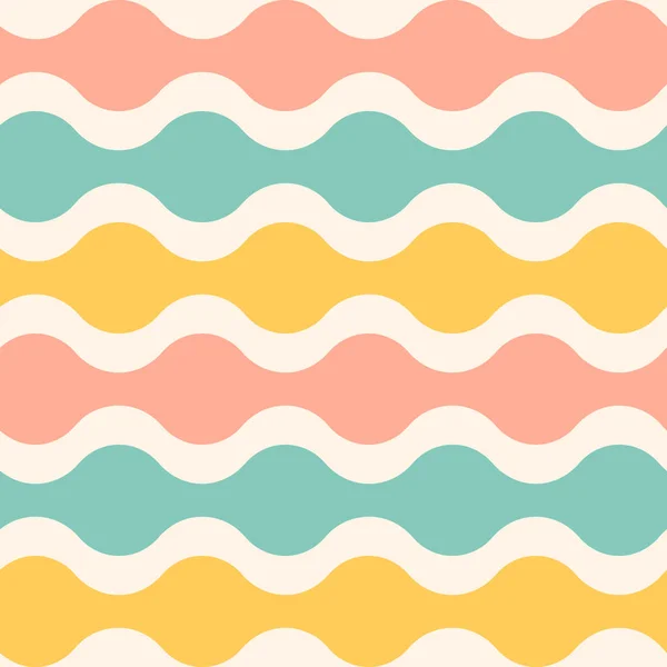 Vector pattern with wave — ストックベクタ